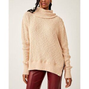 NWT Women's FREE PEOPLE‎ Tommy Turtleneck Slouchy Sweater | Size S